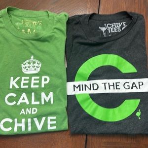 Set of 2 Chive tshirts